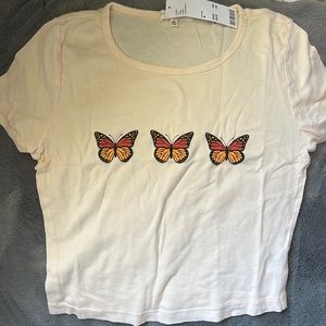 TMD Butterfly Crop Top